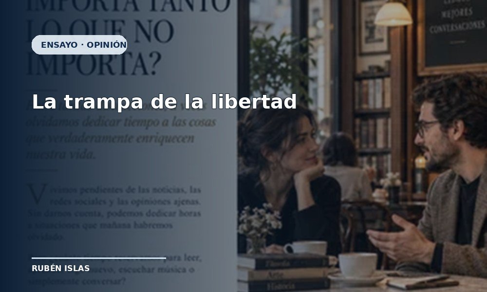 Imagen editorial sobre libertad